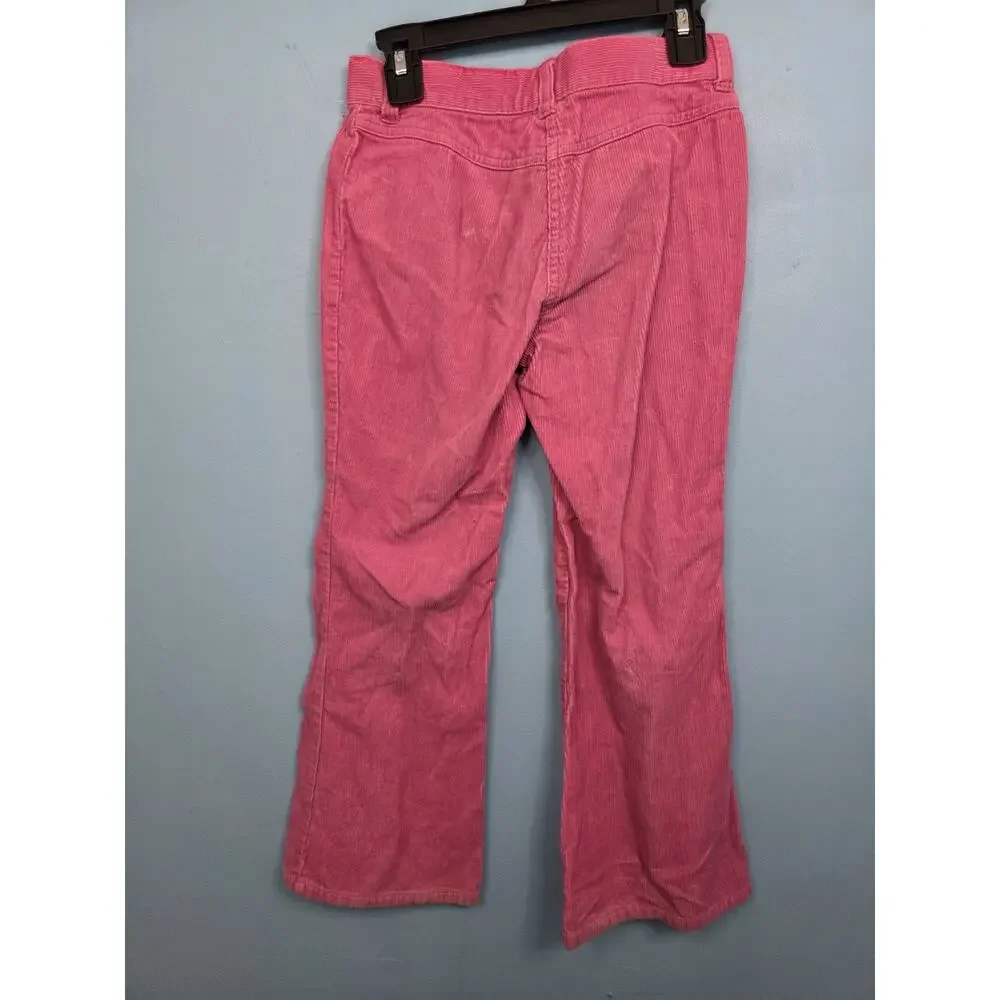 Gymboree Size 7 Pink Corduroy Pants Girls Peruvian Doll Line Front Pockets